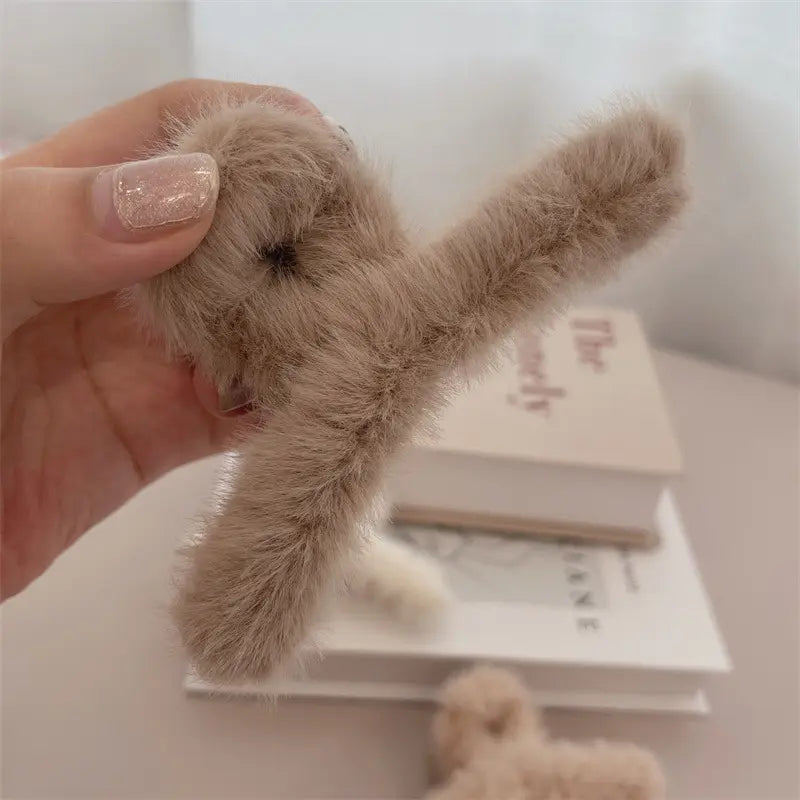 Plush Claw Clip